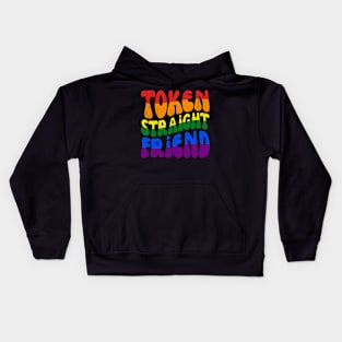 Token Straight Friend LGBT Rainbow Pride Kids Hoodie